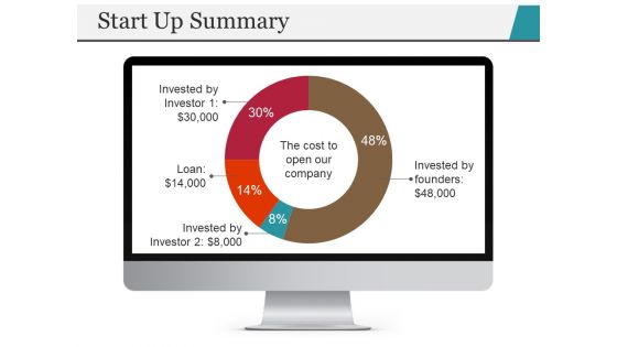 Start Up Summary Template 2 Ppt PowerPoint Presentation Layouts Gallery