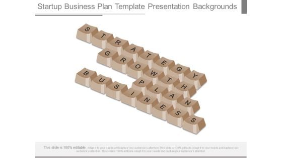 Startup Business Plan Template Presentation Backgrounds