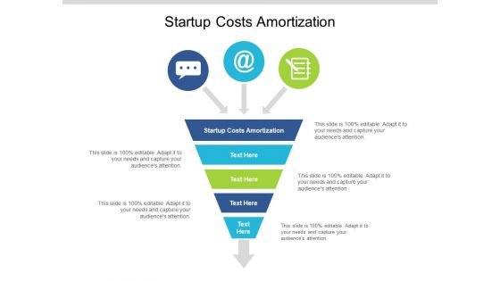 Startup Costs Amortization Ppt PowerPoint Presentation File Background Designs Cpb