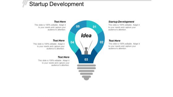 Startup Development Ppt PowerPoint Presentation Outline Slideshow Cpb