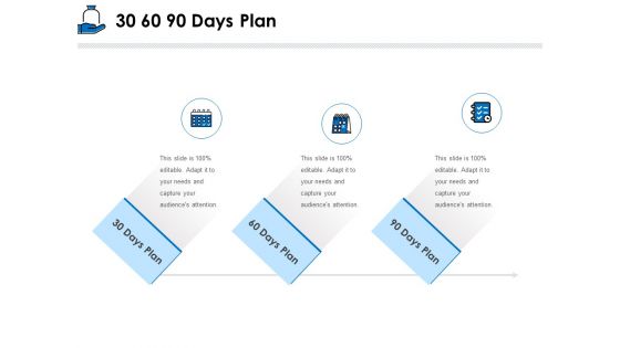 Startup Investment Ideas 30 60 90 Days Plan Ppt Layouts Example PDF