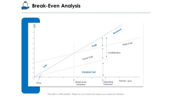 Startup Investment Ideas Break Even Analysis Ppt Model Topics PDF