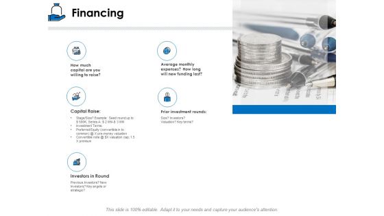 Startup Investment Ideas Financing Ppt Portfolio Pictures PDF
