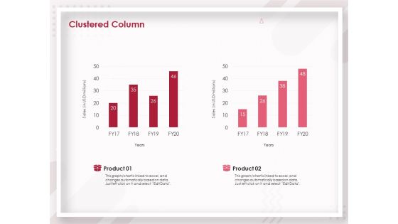 Startup Pitch To Raise Capital From Crowdfunding Clustered Column Pictures PDF Startup Pitch To Raise Capital From Crowdfunding Clustered Column Pictures PDF