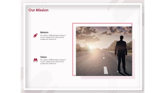 Startup Pitch To Raise Capital From Crowdfunding Our Mission Template PDF Startup Pitch To Raise Capital From Crowdfunding Our Mission Template PDF