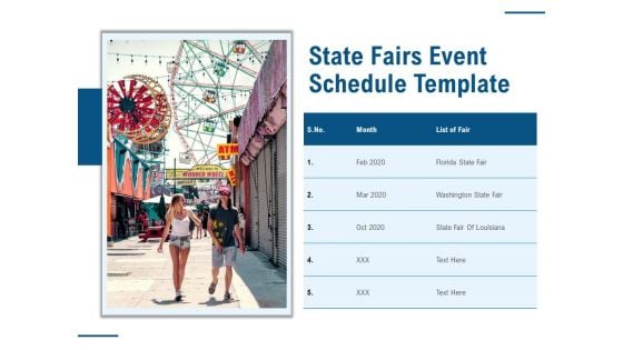 State Fairs Event Schedule Template Ppt PowerPoint Presentation Introduction PDF