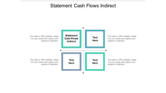 Statement Cash Flows Indirect Ppt PowerPoint Presentation Styles Gallery