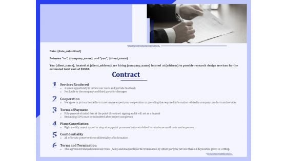 Statement Of Work And Contract For Quantitative Business Research Services Ppt PowerPoint Presentation Gallery Display PDF