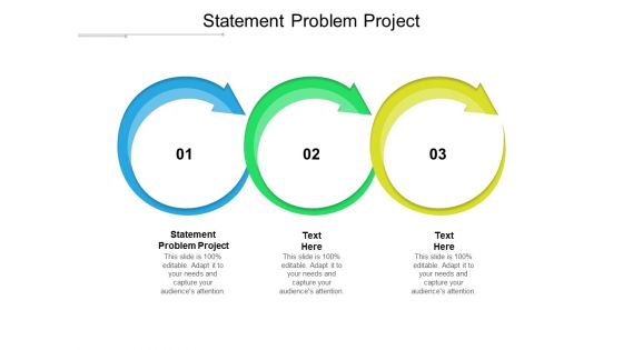 Statement Problem Project Ppt PowerPoint Presentation Icon Graphics Download Cpb