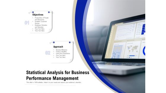 Statistical Analysis For Business Performance Management Ppt PowerPoint Presentation Outline Gridlines PDF