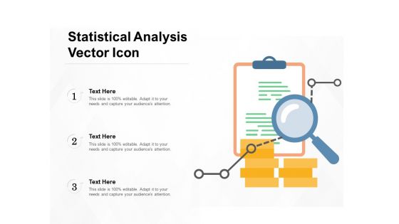 Statistical Analysis Vector Icon Ppt PowerPoint Presentation Show Example