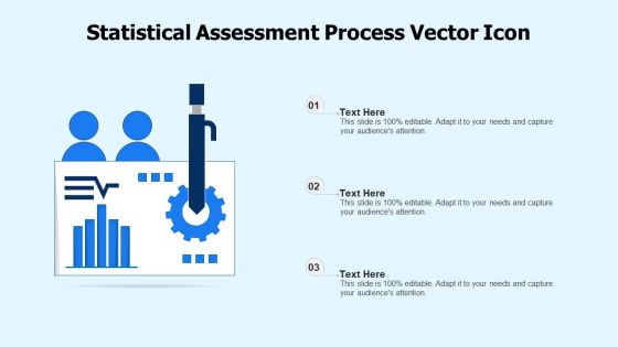 Statistical Assessment Process Vector Icon Ppt Infographic Template Icon PDF