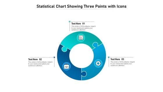 Statistical Chart Showing Three Points With Icons Ppt PowerPoint Presentation File Elements PDF