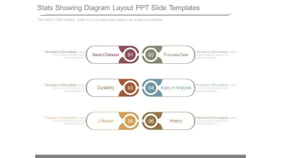 Stats Showing Diagram Layout Ppt Slide Templates