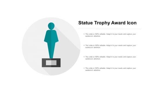 Statue Trophy Award Icon Ppt Powerpoint Presentation Model Maker