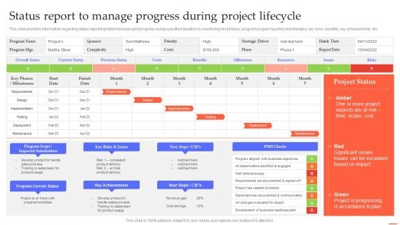 Status Report To Manage Progress During Efficient Project Administration By Leaders Rules PDF Status Report To Manage Progress During Efficient Project Administration By Leaders Rules PDF