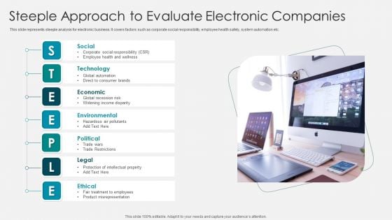Steeple Approach To Evaluate Electronic Companies Clipart PDF Steeple Approach To Evaluate Electronic Companies Clipart PDF
