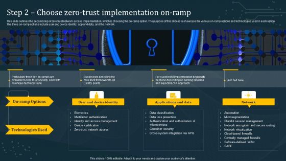 Step 2 Choose Zero Trust Implementation On Ramp Information PDF