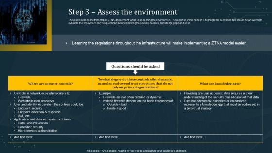 Step 3 Assess The Environment Elements PDF