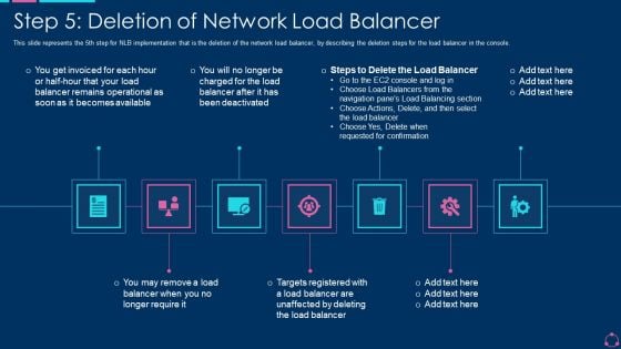 Step 5 Deletion Of Network Load Balancer Ppt Ideas Layout PDF