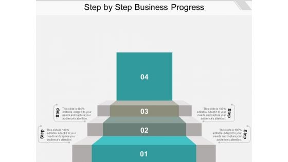 Step By Step Business Progress Ppt PowerPoint Presentation Summary Gallery