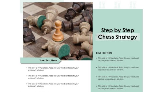 Step By Step Chess Strategy Ppt PowerPoint Presentation Gallery Samples PDF