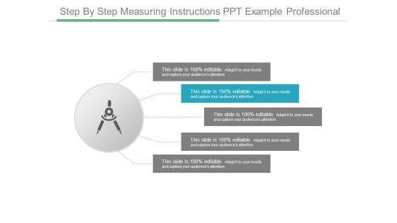 Step By Step Measuring Instructions Ppt Example Professional