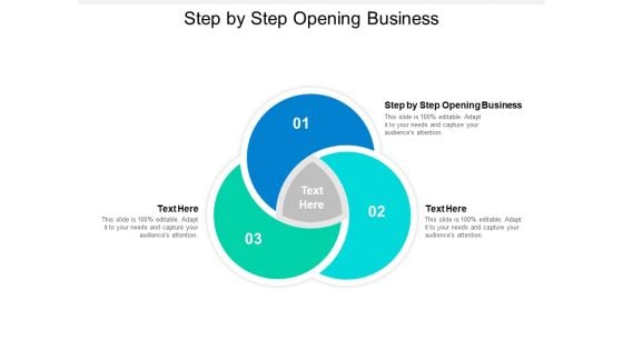 Step By Step Opening Business Ppt PowerPoint Presentation Professional Designs Download Cpb