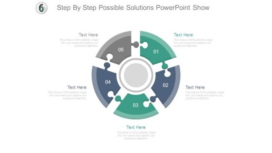 Step By Step Possible Solutions Powerpoint Show