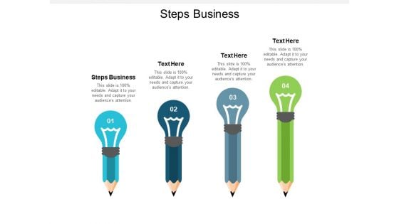 Steps Business Ppt PowerPoint Presentation Gallery Samples Cpb