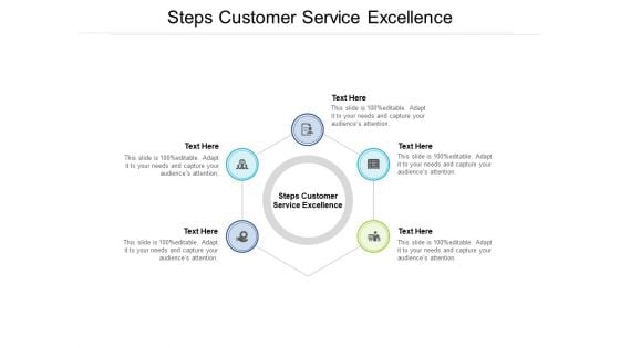 Steps Customer Service Excellence Ppt PowerPoint Presentation Infographic Template Example 2015 Cpb