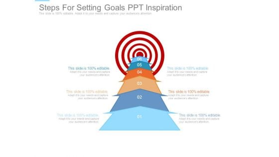 Steps For Setting Goals Ppt Inspiration