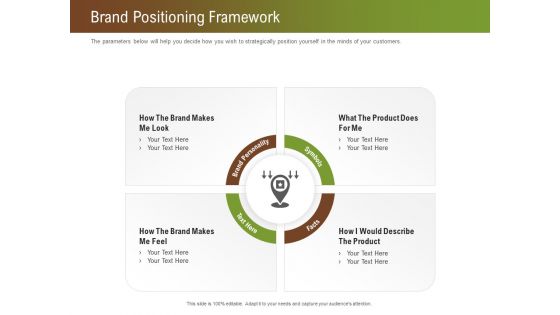 Steps For Successful Brand Building Process Brand Positioning Framework Clipart PDF