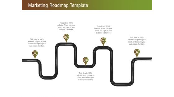 Steps For Successful Brand Building Process Marketing Roadmap Template Brochure PDF