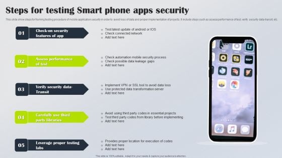 Steps For Testing Smart Phone Apps Security Inspiration PDF Steps For Testing Smart Phone Apps Security Inspiration PDF