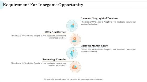 Steps In M And A Process Requirement For Inorganic Opportunity Designs PDF