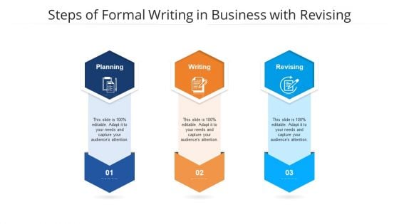 Steps Of Formal Writing In Business With Revising Ppt PowerPoint Presentation File Inspiration PDF