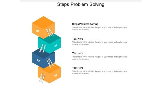 Steps Problem Solving Ppt PowerPoint Presentation Inspiration Themes Cpb