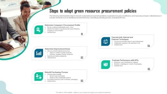 Steps To Adopt Green Resource Procurement Policies Information PDF