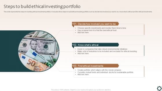 Steps To Build Ethical Investing Portfolio Topics PDF