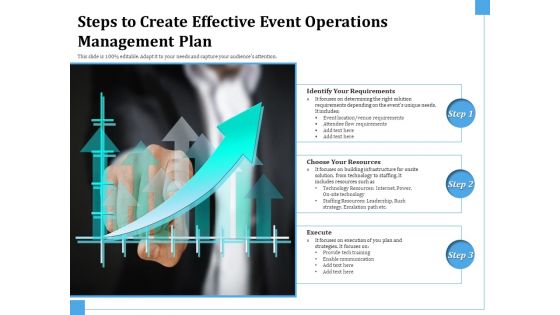 Steps To Create Effective Event Operations Management Plan Ppt PowerPoint Presentation Portfolio Icon PDF