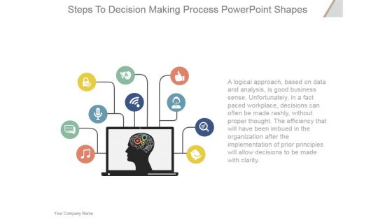 Steps To Decision Making Process Ppt PowerPoint Presentation Designs