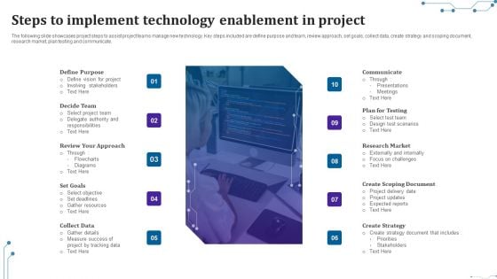 Steps To Implement Technology Enablement In Project Download PDF Steps To Implement Technology Enablement In Project Download PDF