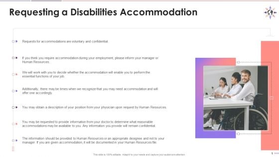Steps To Request A Disability Accommodation Training Ppt Steps To Request A Disability Accommodation Training Ppt