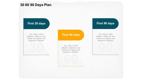 Stepwise Strategy 30 60 90 Days Plan Ppt Professional Templates PDF