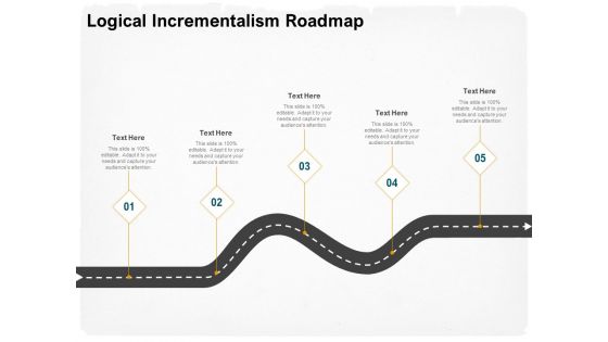 Stepwise Strategy Logical Incrementalism Roadmap Ppt Inspiration Information PDF