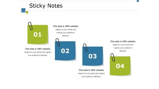 Sticky Notes Ppt PowerPoint Presentation Icon Good