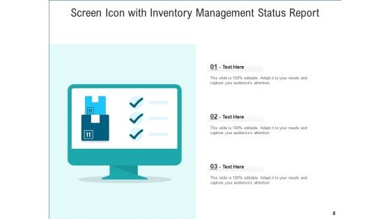 Stock Control Icon Inventory Management Ppt PowerPoint Presentation Complete Deck