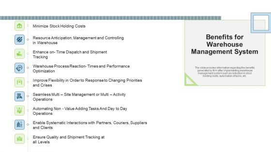 Stock Control System Benefits For Warehouse Management System Ppt Gallery PDF Stock Control System Benefits For Warehouse Management System Ppt Gallery PDF