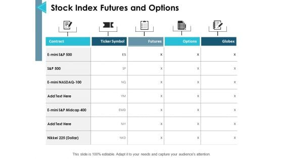 Stock Index Futures And Options Ppt PowerPoint Presentation Styles Sample